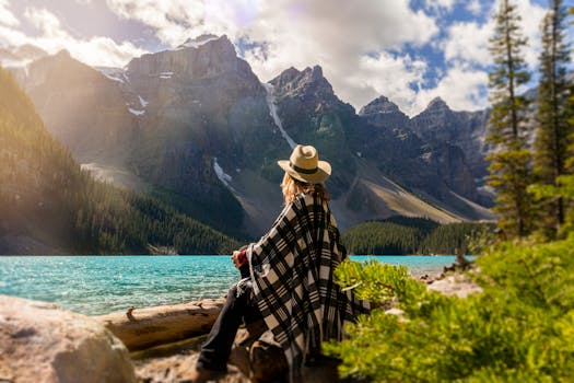 person meditating outdoors