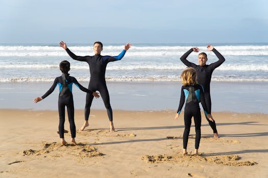 group of people exercising outdoors