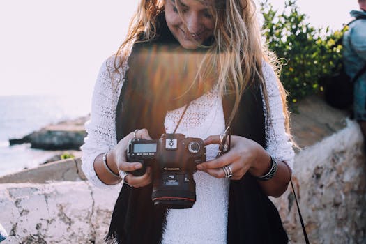 image of a young professional enjoying nature