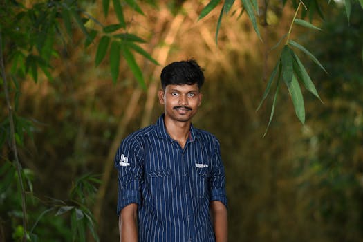 image of a person gardening