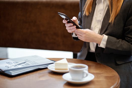 image of a person relaxing during a break