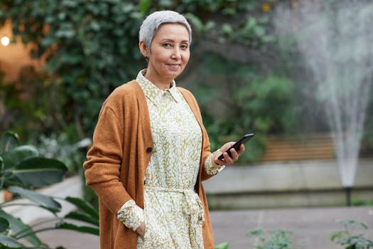 image of a person enjoying nature instead of using their phone