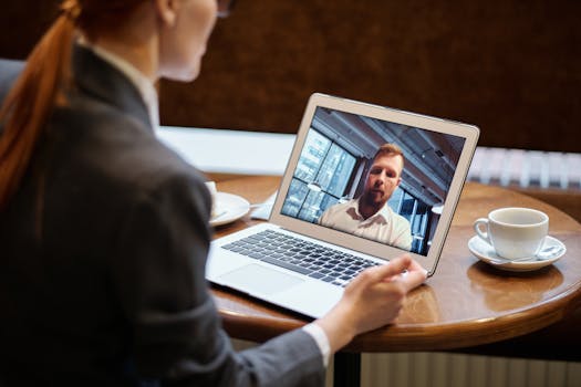 Team building connections through video calls