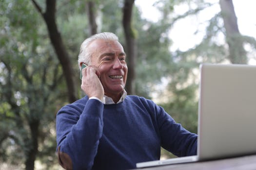 person enjoying nature during digital detox