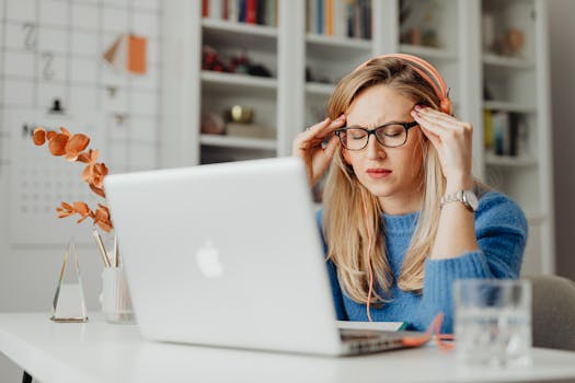 stress related to excessive screen time