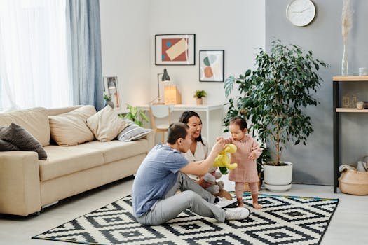 cozy family space for relaxation