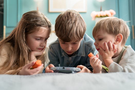 family engaging in tech-free activities