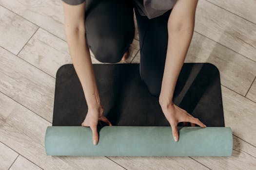 person meditating